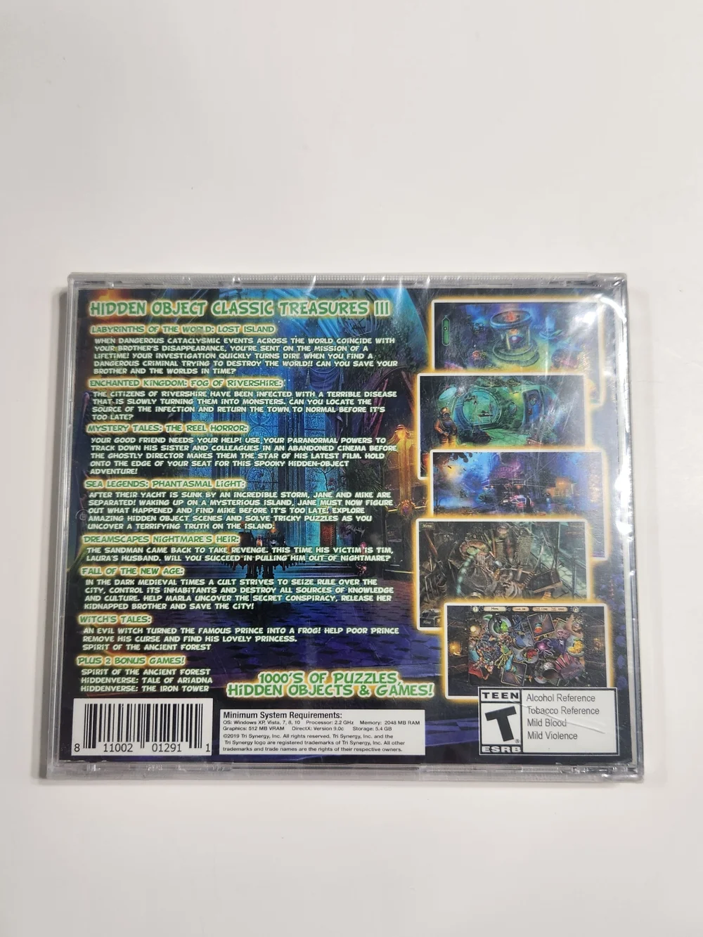 Hidden Object Classics Treasures 3 (PC) DVD